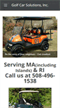 Mobile Screenshot of golfcarsolutions.com